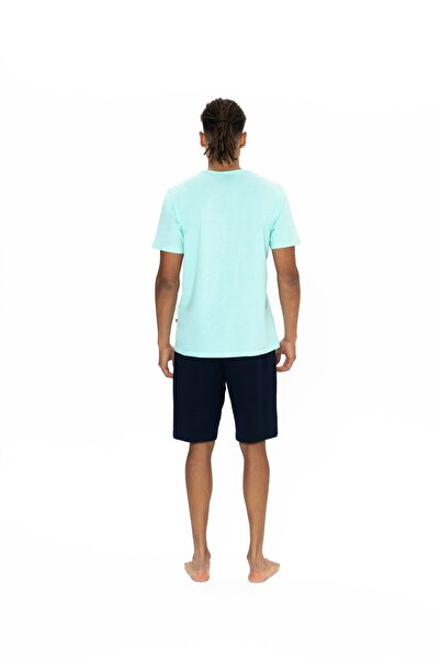 U.S. Polo Assn. Σετ μπλουζάκι και σορτς με λαιμόκοψη, τσέπη, στάμπα USPA, ανδρικό, κοντομάνικο μπλουζάκι & σορτς