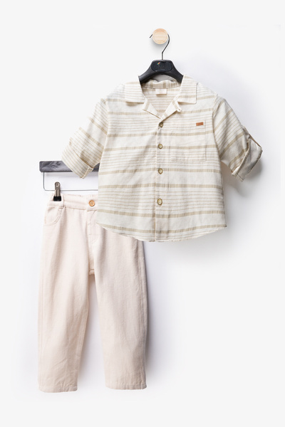 Ofislot New Cotton Baby Boy Sub-Master Suit Baby Boy Suit Double Boy's Suit B...
