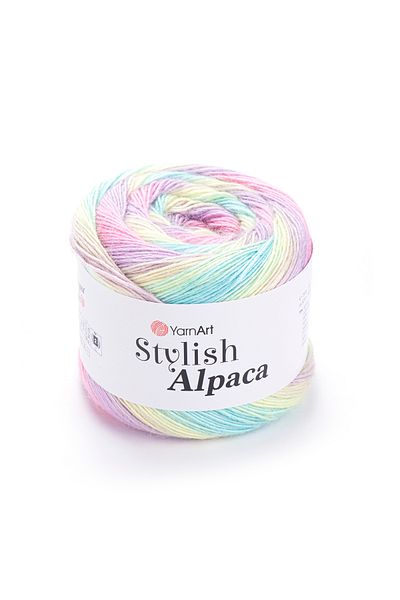 Yarnart EBRULİ Κομψό νήμα πλεξίματος Alpaca - 7707