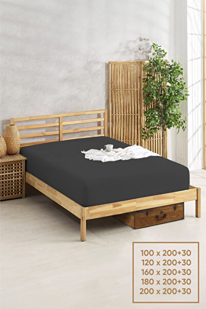 Eponj Home Penye Lastikli Çarşaf Çift Kişilik 160x200cm Pamuklu Jersey
