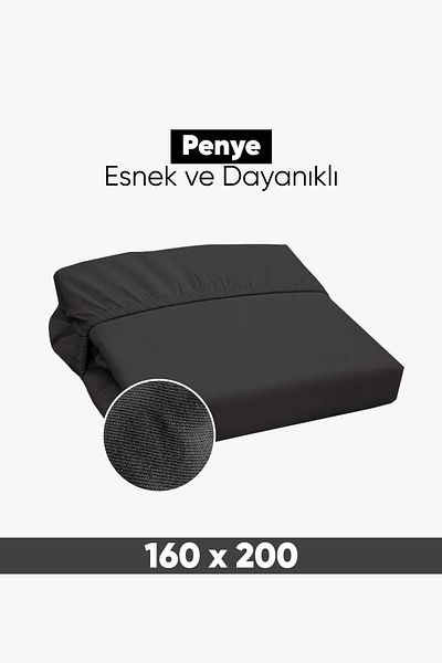Eponj Home Double Combed Cotton Fitted Sheet - 160X200Cm Cotton Jersey