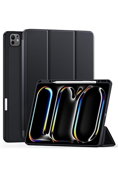 TEKNETSTORE حافظة متوافقة مع Apple iPad Pro 11 بوصة M4 2024 مع فتحة قلم وحقيب...