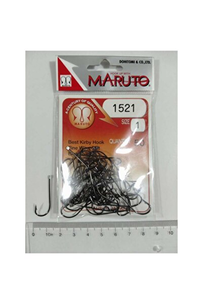MARUTO 1521 Black Nikel Olta İğnesi NO : 1  ( 50 adet )