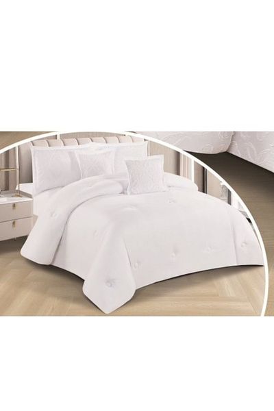 smart home Single duvet set, double-sided system, 4-piece bedspread, 4-piece duvet, 100% microfiber, duvet size 170x230 cm