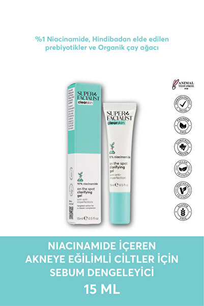 Super Facıalıst Super Facialist Niacinamide İçeren Akneye Eğilimli Ciltler İç...