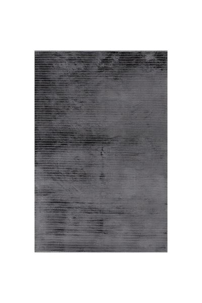 Homelux Nory rug, rectangular, 150X230 cm, plain, dark grey, viscose, wool