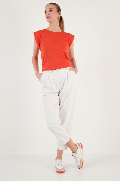 Lela Cotton Crew Neck Sleeveless t Shirt t Shirt 5864019