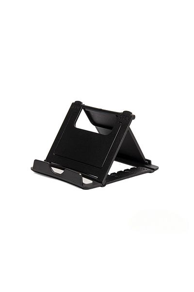 Choice black Desktop Lazy Mobile Tablet Folding Stand, Portable and Adjustable Mobile Tablet Stand