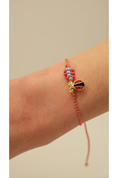 Jerie Gold Uğur Böceği Figür Ayarlanabilir Marteniçka Bileklik