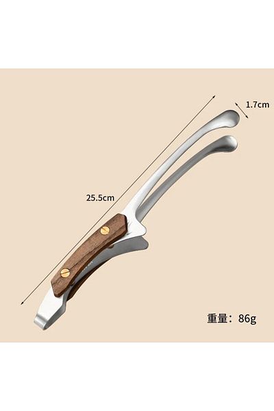 Choice 1pc-clip-silvery 304 Stainless Steel Steak Clip Bbq Tongs Frying Fish Spatula Clip Bread Household K