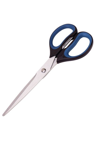 Deli Blue 1pc Anti Stick Anti Rust Scissors Office And Home Scissors Stainless Steel Tailoring Sciss