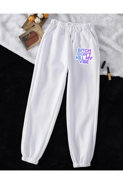 RPT MODA ΦΟΡΜΑ JOGGER ΜΕ Άνετο ΕΛΑΣΤΙΚΟ ΠΟΔΙ ΚΑΙ ΤΣΕΠΕΣ VIBE PRINTED JOGGER BOTTOM TRACKSUIT