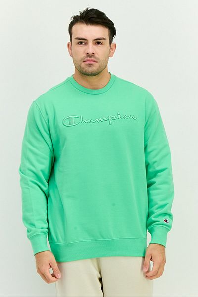 Champion Men Cozy Fit Long Sleeve Outdoor Sweatshirt, Green