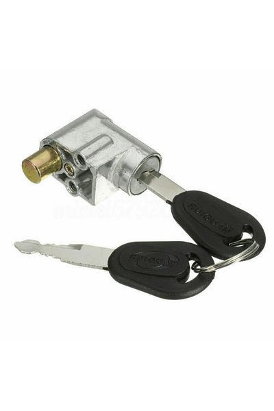 Choice New Battery Safety Pack Box Lock W/2 Key Ignition Lock Metal For Motorcycle Electric EBike Scoote...