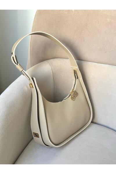 Moda Sekiz حقيبة كروس وكتف نسائية مع إكسسوارات بسحاب قابل للتعديل