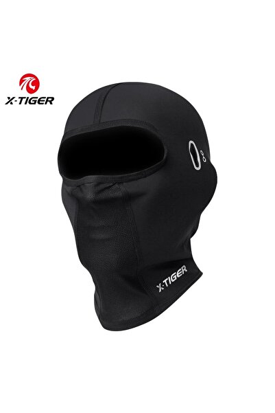 Choice قناع حماية من أشعة الشمس من X-TIGER باللون الأسود، وشاح من الحرير الجل...