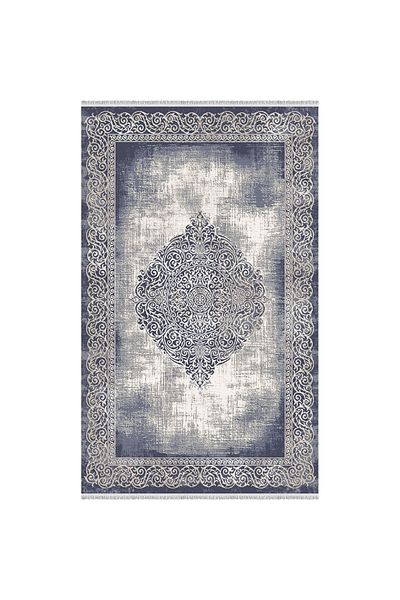 Homelux Hateya Rug, Rectangular, 200X290, Traditional, Blue, Cream, Brown, Acrylic