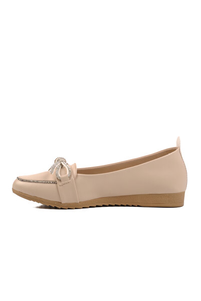 Pierre Cardin Beige Women's Flat Shoes Pc-53018 Z