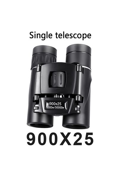 Choice 900x25 900x25 HD Zoom Portable Powerful Binoculars Long Range BAK4 Telescope Jumelles Folding Low Li