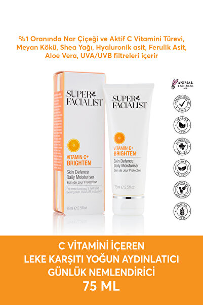Super Facıalıst Super Facialist C Vitamini İçeren Leke Karşıtı Yoğun Aydınlatıcı Günlük Nemlendirici 75 ML