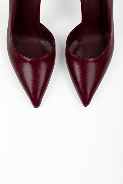 Shoeberry Women's Massy Cherry Shiny Stiletto