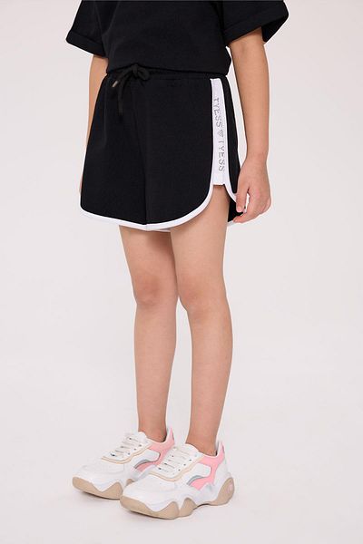 Tyess Μαύρο σορτς για κορίτσια Bg Store