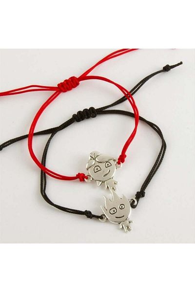 FUDER Fire and Water 2-Piece Rope Bracelet