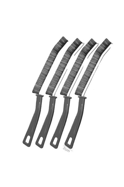 Choice Gray 4pcs 4 Pieces Gap Cleaning Brush, Small Hard Brush for Cleaning, Gap Cleaning Tool Multi-functi