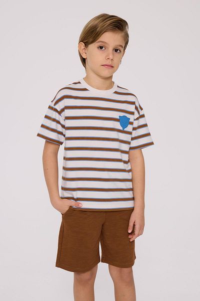 Nebbati Tricou cu dungi pentru băiat BG Store
