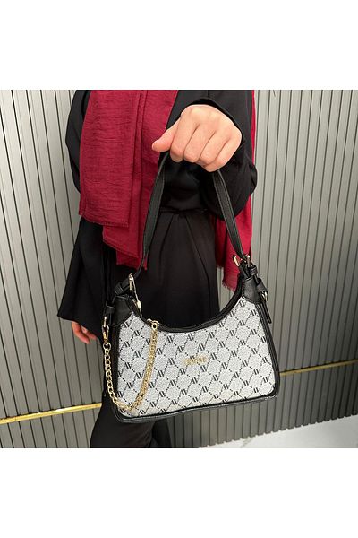Armine Gray Dotted Bag - AR38603