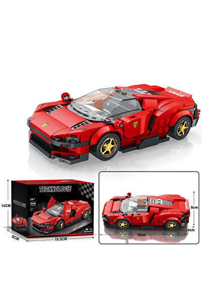 Choice 306 قطعة مع صندوق مكعبات بناء سيارة رياضية فائقة السرعة في المدينة نمو...