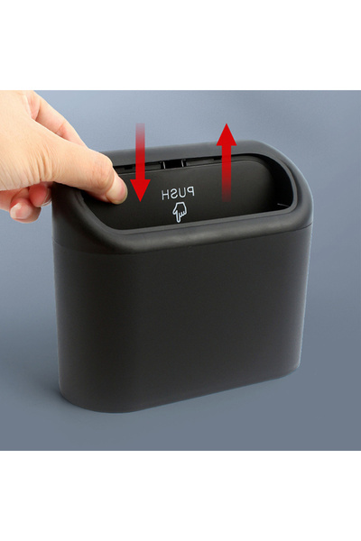 Choice Portable Car Trash Can Hanging Mini Vehicle Garbage Organization With Lid Multifunctional Folding...