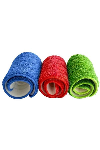 Choice Random 2pcs Spray Mop Cloth Pads 2pcs/set Fiber Head Floor Tile Window Cleaning Water Rags Paste Sty