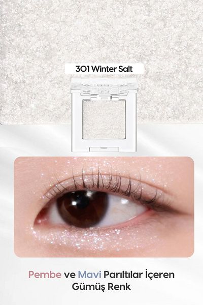 Missha Modern Shadow Glitter - Glitter Single Lasting and Non-Cumping Headlamp (301 Winter Salt)
