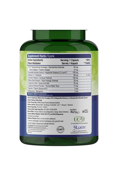 Nature's Supreme Joint Complex 30 Capsules