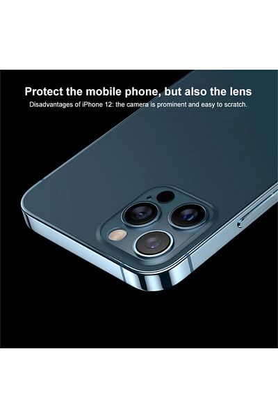 Choice غطاء حماية كامل للعدسات من الزجاج المقوى لهاتف iPhone 12 PRO MAX لأجهزة iPhone 15 14 13 12 11 Pro Max