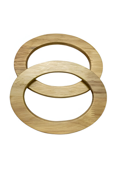 EleganTShoP Елегантна дървена дръжка за чанта, модел 11*15 cm AH1