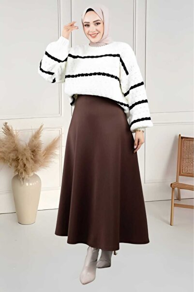 CNG MODA Puff scuba Flared skirt