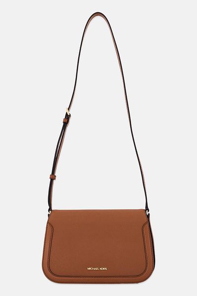 Michael Kors Women Brand Logo Cross Body Bag 18 H x 27 L x 8 W cm, Brown