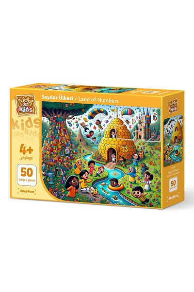 Art Puzzle 35317 Country of Numbers 50 Piece Puzzle
