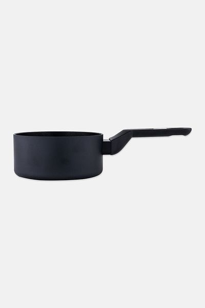 RE-GENERATION Aluminum Sauce Pan 16 cm 1400 ml Capacity, Black