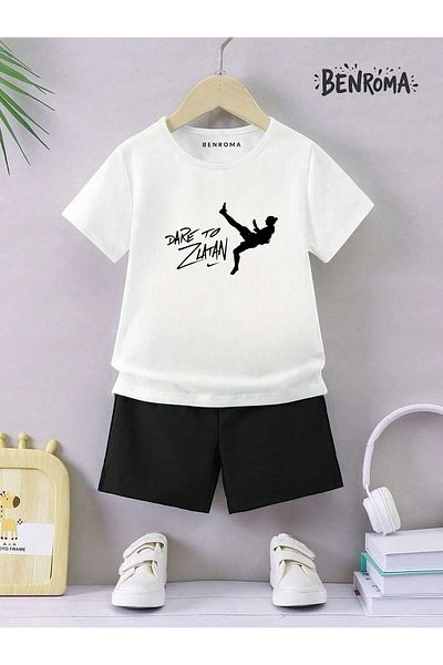 BENROMA Unisex Παιδικό Σετ Σορτς - Τυπωμένο