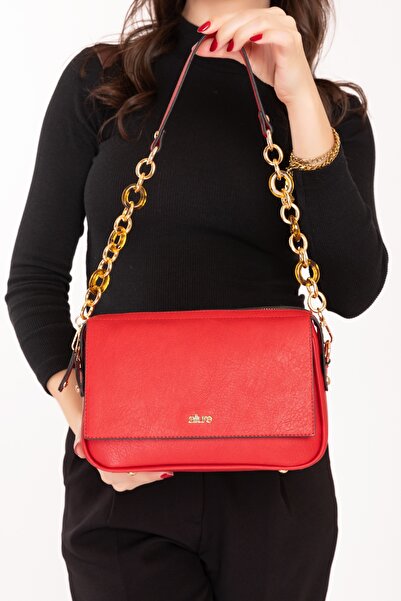 Gondol Kadın Çift Bölmeli El Ve Omuz Çantası Ald.1153