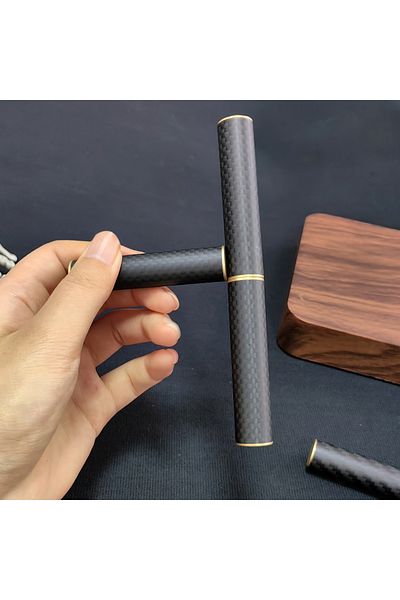 Choice style 2-ge EDC Fidget Toys Stress Relief For Adults Magnetic Metal Carbon Fiber Three-section Stick