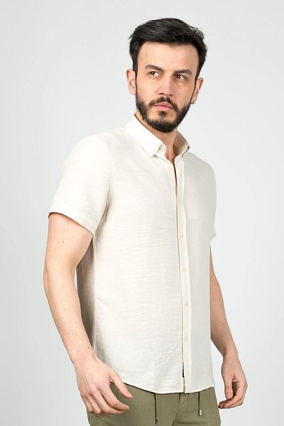 Cazador Slim Fit Slim Fit κοντομάνικο πουκάμισο