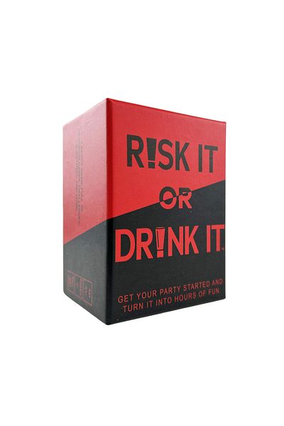 Choice لعبة ورق Dm20a-risk-red "خاطر أو اشرب" لعبة شرب "تحديات ما قبل المباراة"