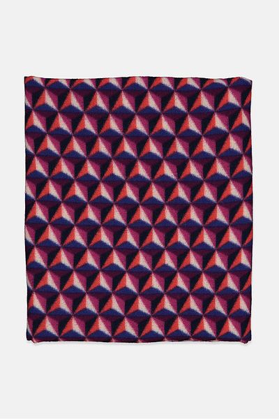 Kipling Men Textured Keon Triangle Scarves, Purple Combo