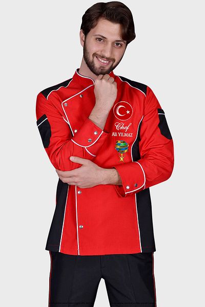 Üniformanya Chef Dress - Name Gift, Chef Jacket & Clothes, Chef Cook Jersey