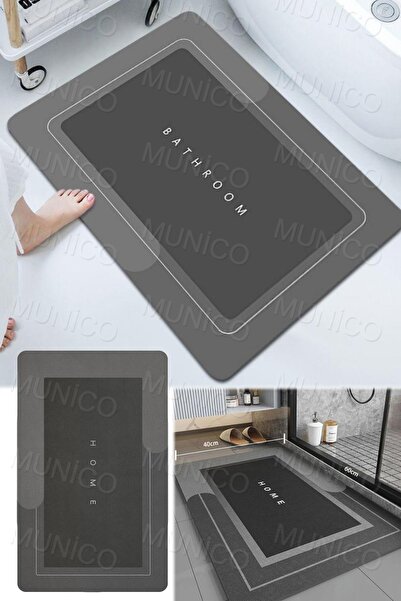 Munico Banyo Kalınlaştırıcı Mat Banyo Kaymaz Halılar Lavabo Küvet Yan Zemin H...