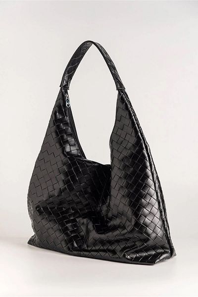 Mortanya Geantă de umăr pentru femei Lorissa, tricotată, cu volum mare, cu design elegant